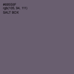 #695E6F - Salt Box Color Image