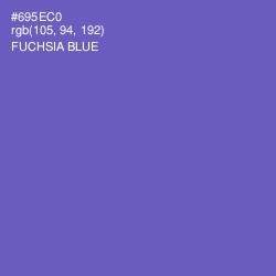 #695EC0 - Fuchsia Blue Color Image