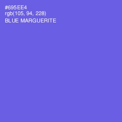 #695EE4 - Blue Marguerite Color Image