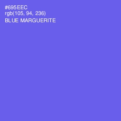 #695EEC - Blue Marguerite Color Image