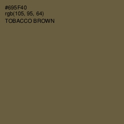 #695F40 - Tobacco Brown Color Image