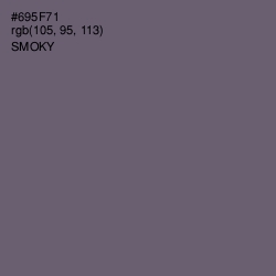 #695F71 - Smoky Color Image