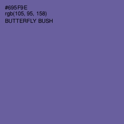 #695F9E - Butterfly Bush Color Image