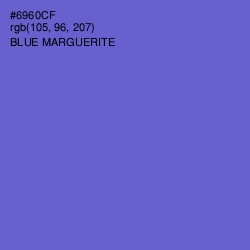 #6960CF - Blue Marguerite Color Image