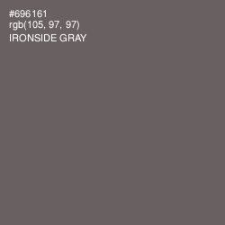 #696161 - Ironside Gray Color Image