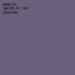 #69617C - Dolphin Color Image