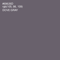 #69626D - Dove Gray Color Image