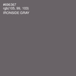 #696367 - Ironside Gray Color Image