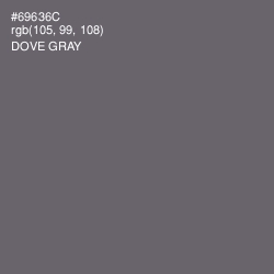 #69636C - Dove Gray Color Image