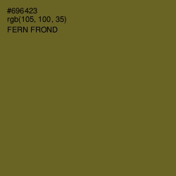 #696423 - Fern Frond Color Image