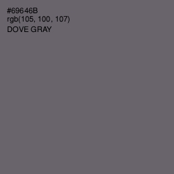 #69646B - Dove Gray Color Image