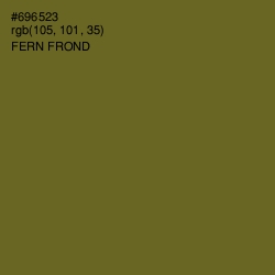 #696523 - Fern Frond Color Image