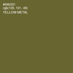 #696531 - Yellow Metal Color Image