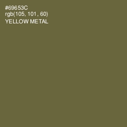 #69653C - Yellow Metal Color Image