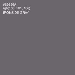 #69656A - Ironside Gray Color Image