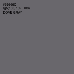 #69666C - Dove Gray Color Image