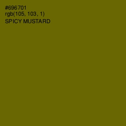 #696701 - Spicy Mustard Color Image