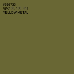 #696733 - Yellow Metal Color Image