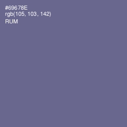 #69678E - Rum Color Image