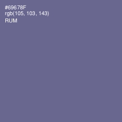 #69678F - Rum Color Image