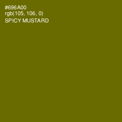 #696A00 - Spicy Mustard Color Image