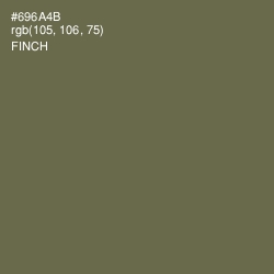 #696A4B - Finch Color Image