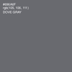 #696A6F - Dove Gray Color Image