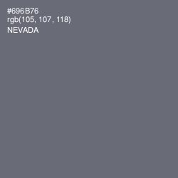 #696B76 - Nevada Color Image