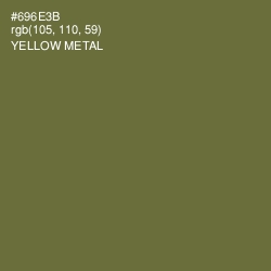 #696E3B - Yellow Metal Color Image