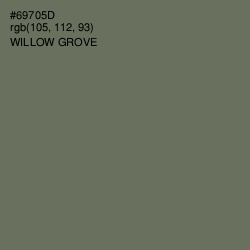 #69705D - Willow Grove Color Image