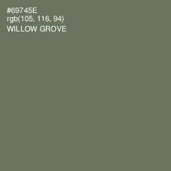 #69745E - Willow Grove Color Image
