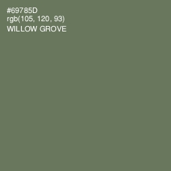#69785D - Willow Grove Color Image