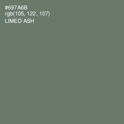 #697A6B - Limed Ash Color Image