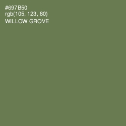 #697B50 - Willow Grove Color Image