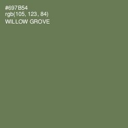 #697B54 - Willow Grove Color Image