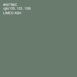 #697B6C - Limed Ash Color Image