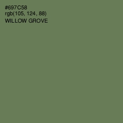 #697C58 - Willow Grove Color Image