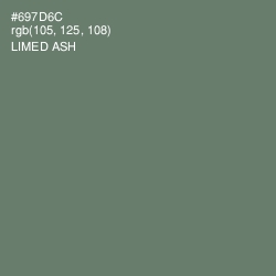 #697D6C - Limed Ash Color Image
