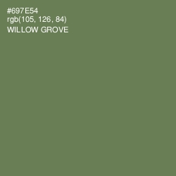 #697E54 - Willow Grove Color Image