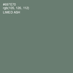 #697E70 - Limed Ash Color Image