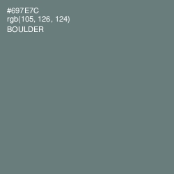 #697E7C - Boulder Color Image