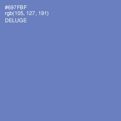 #697FBF - Deluge Color Image