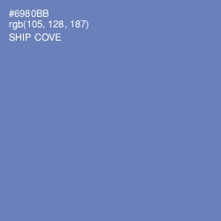 #6980BB - Ship Cove Color Image