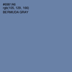 #6981A6 - Bermuda Gray Color Image