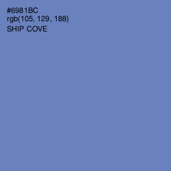 #6981BC - Ship Cove Color Image