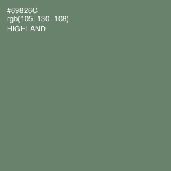 #69826C - Highland Color Image