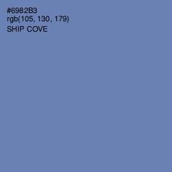 #6982B3 - Ship Cove Color Image