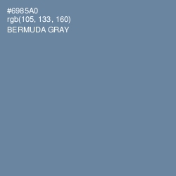 #6985A0 - Bermuda Gray Color Image
