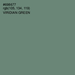 #698677 - Viridian Green Color Image