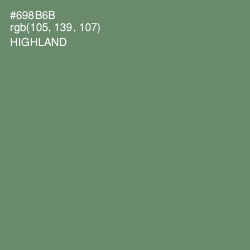 #698B6B - Highland Color Image